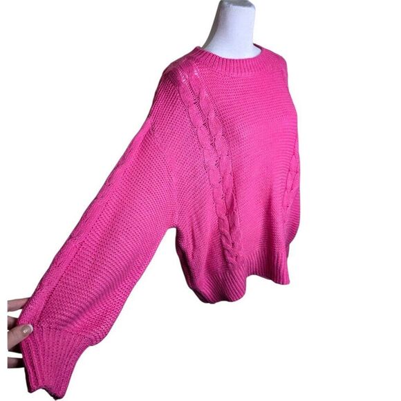 St Johns Bay Retro Pullover Sweater Womens Size 2XL Pink - Picture 2 of 7